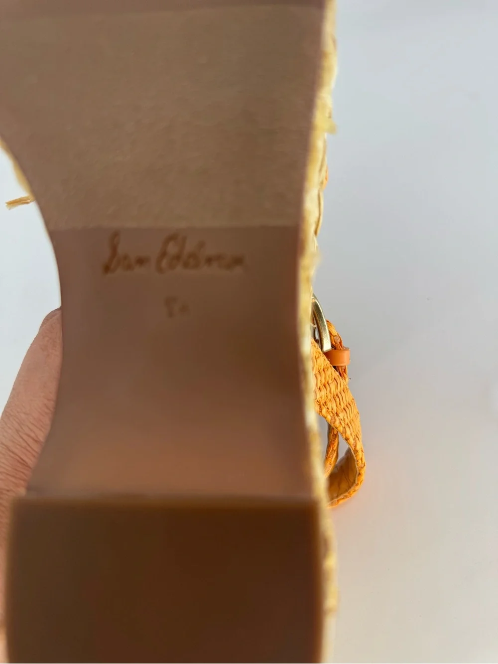 Sam Edelman woven orange